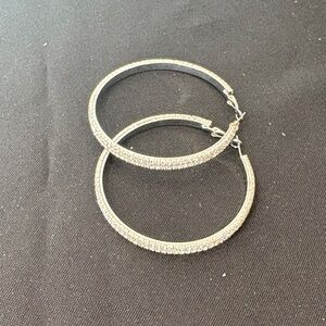 Elegant Silver Hoop Earrings